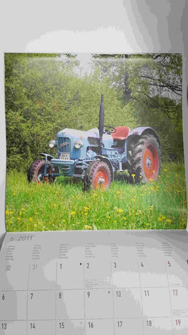 Calendario / Kalender / Calendrier / Calendar: 2011 : Tractors (tractores) - lamina 06, Eicher - Konigstiger EM 300S