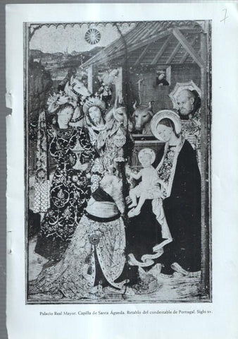 Barrio Gotico lamina 07: Retablo del condestable del Portugal y Capilla de Santa Agueda