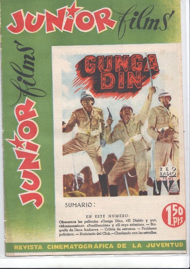 Junior films numero 50: Gunga din, biografia de Dana Andrews