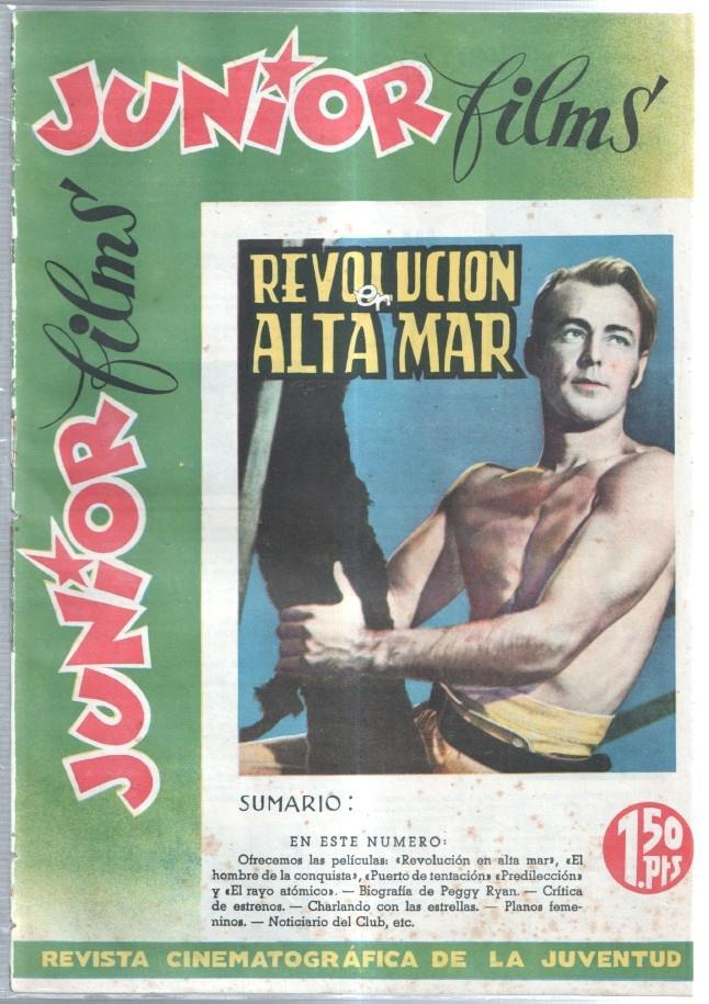 Junior films numero 51: Revolucion en alta mar, biografia de Peggy Ryan