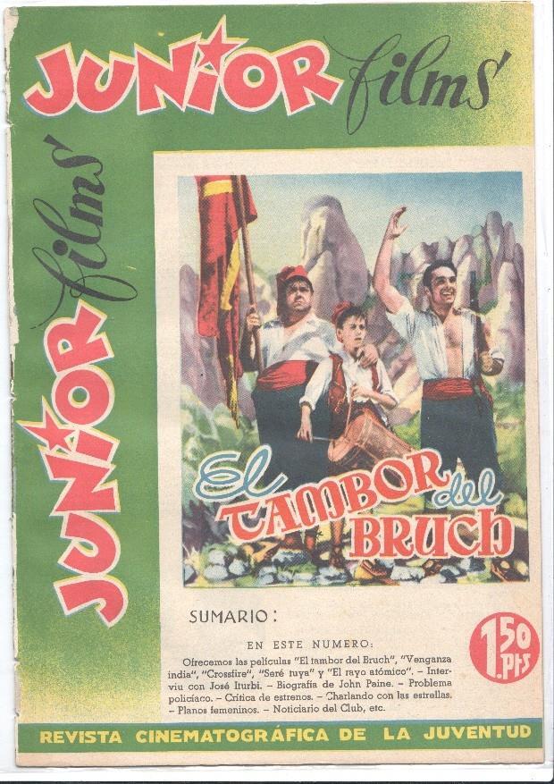 Junior films numero 55: El tambor del Bruch, biografia de John Paine