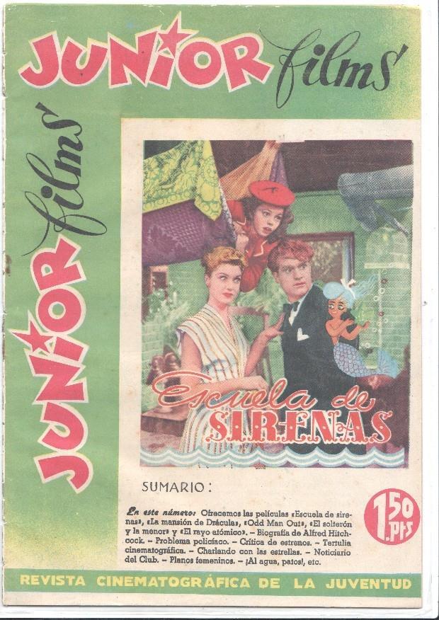 Junior films numero 59: Escuela de sirenas, biografia de Alfred Hitchcock
