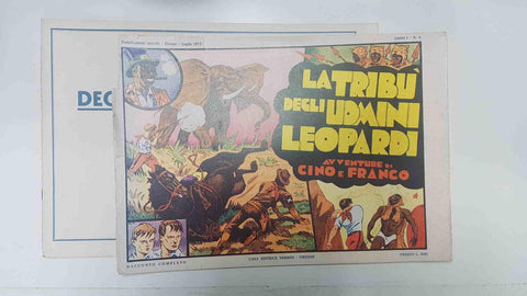 Gino e Franco numero 4: La tribu degli uomini leopardi (la cubierta esta suelta)