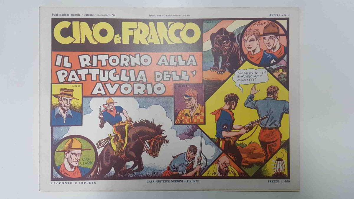 Gino e Franco numero 9: Il ritorno alla pattuglia dell'avorio (2.12.1935 al 15.2.36)