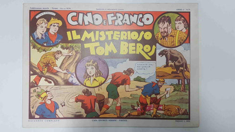 Gino e Franco numero 11: Il misterioso Tom Beros (6.4.1936 al 20.6.36)