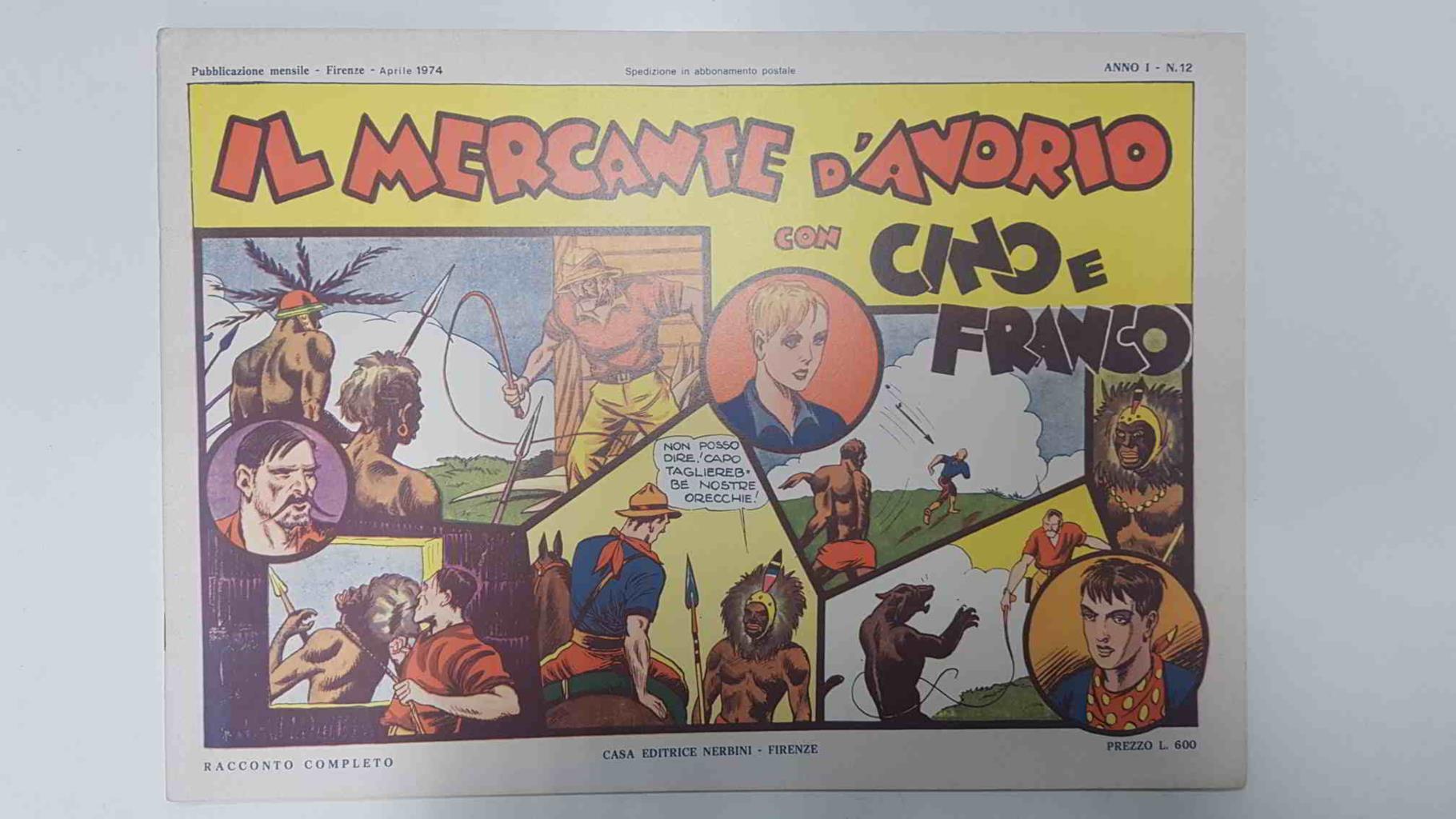 Gino e Franco numero 12: Il mercante d'avorio (22.6.1936 al 22.8.36)