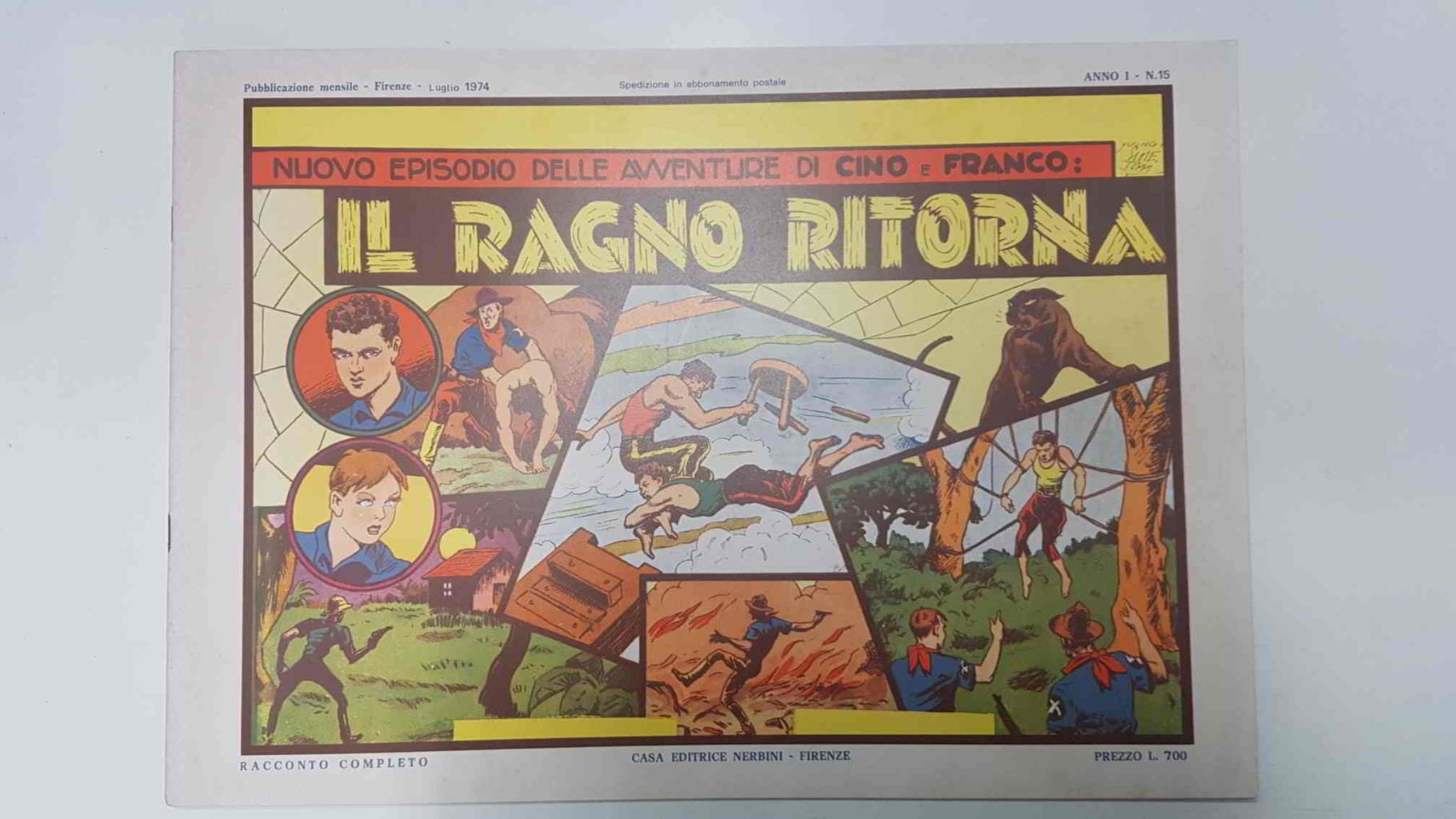 Gino e Franco numero 15: Il ragno ritorna (12.1.1937 al 20.2.37)