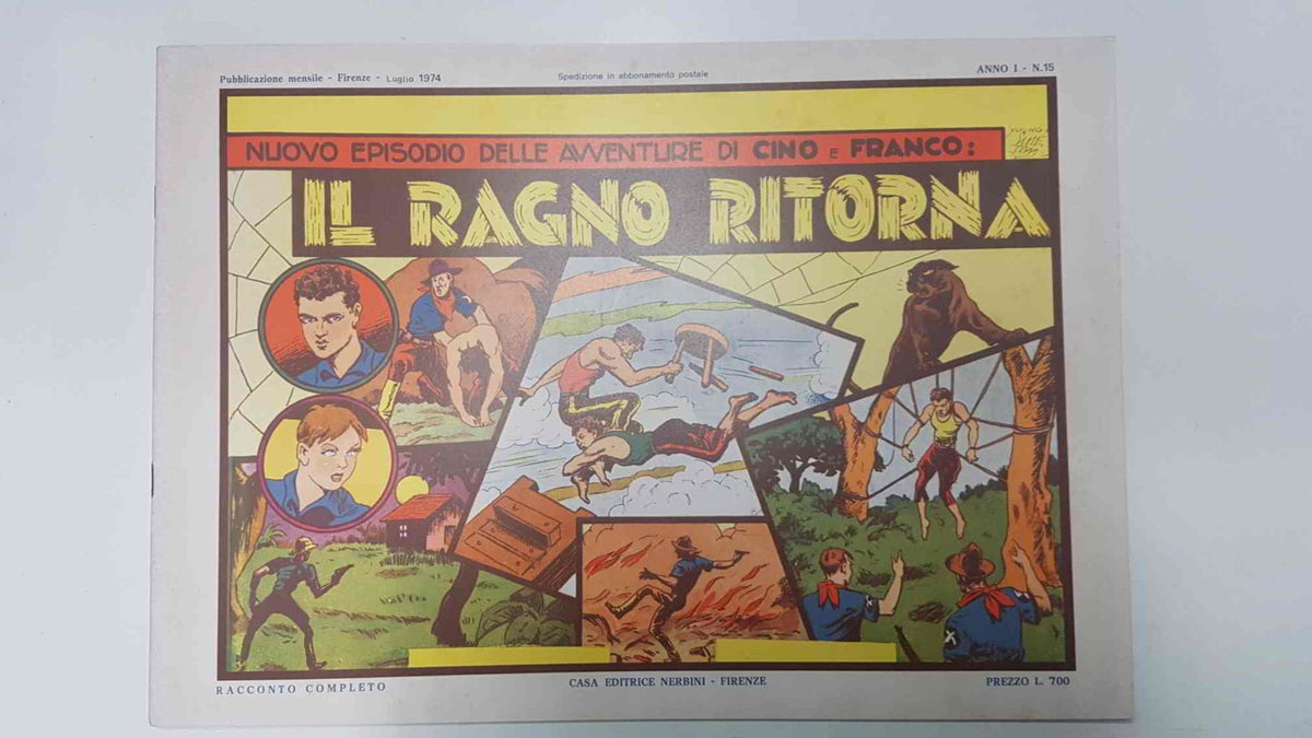Gino e Franco numero 15: Il ragno ritorna (12.1.1937 al 20.2.37)