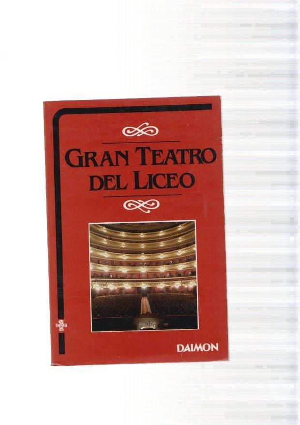 Grandes teatros de Opera: El gran teatro del Liceo