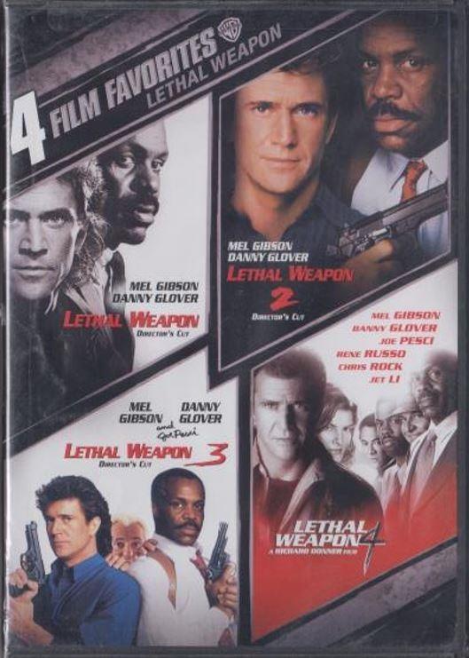 DVD: Lethal Weapon 1, 2, 3 & 4 (4 film favorites) INGLES / FRANCES