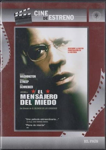 DVD: El mensajero del miedo. Cine de estreno El Pais