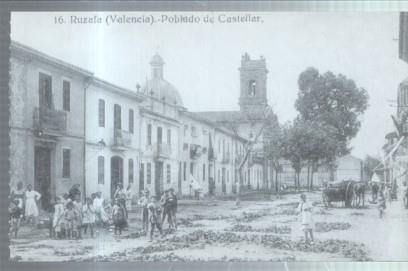 Postal: Album de RUZAFA año 1921: Poblado de Castellar
