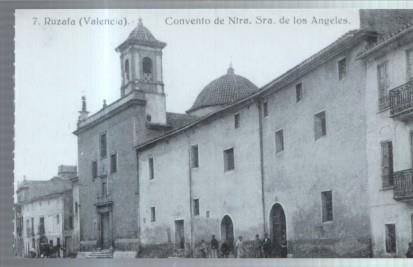 Postal: Album de RUZAFA año 1921: Convento de Ntra Sra de los Angeles