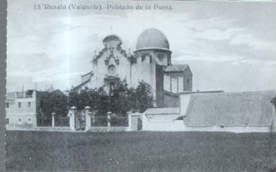 Postal: Album de RUZAFA año 1921: Poblado de la punta