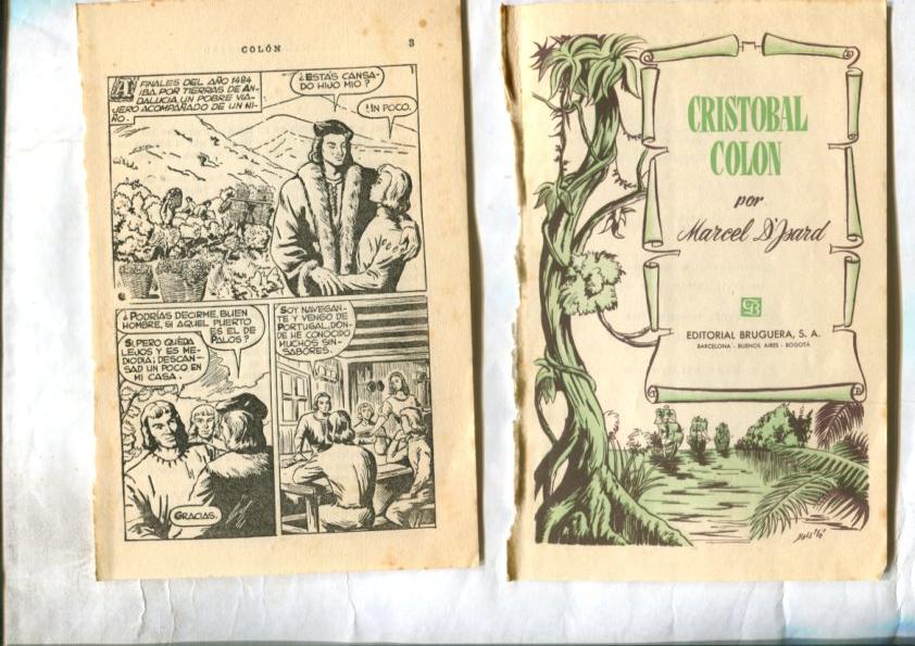 tebeo: Cristobal Colon , dibujos de Emilio Baleito