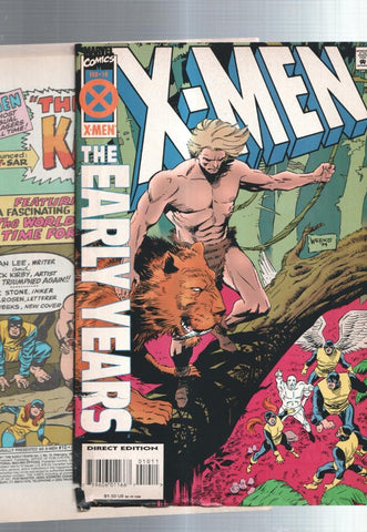  X Men: The Early Years vol 1 No 10 (THE COVER IS LOOSE AND WITH SOME SLITS IN IT)