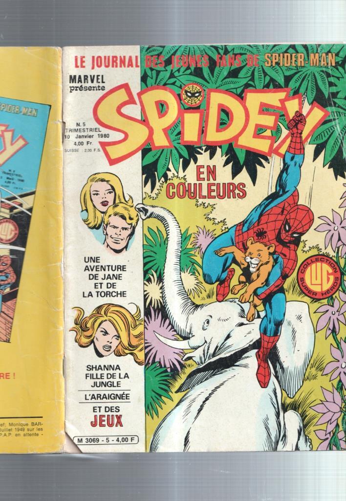 Marvel presente numero 5: Spidey (couverture à moitié lâche)