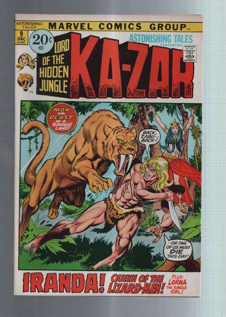 Astonishing Tales Kazar numero 09: Iranda queen of the Lizard-Men