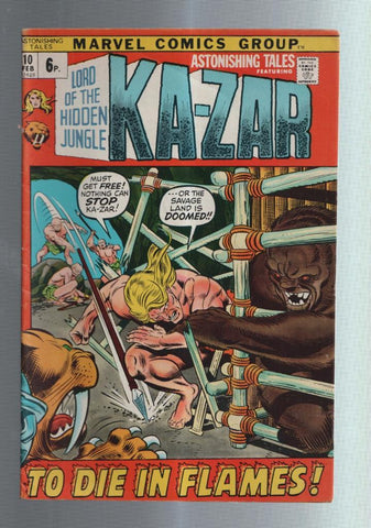 Astonishing Tales Kazar numero 10: To die in Flames