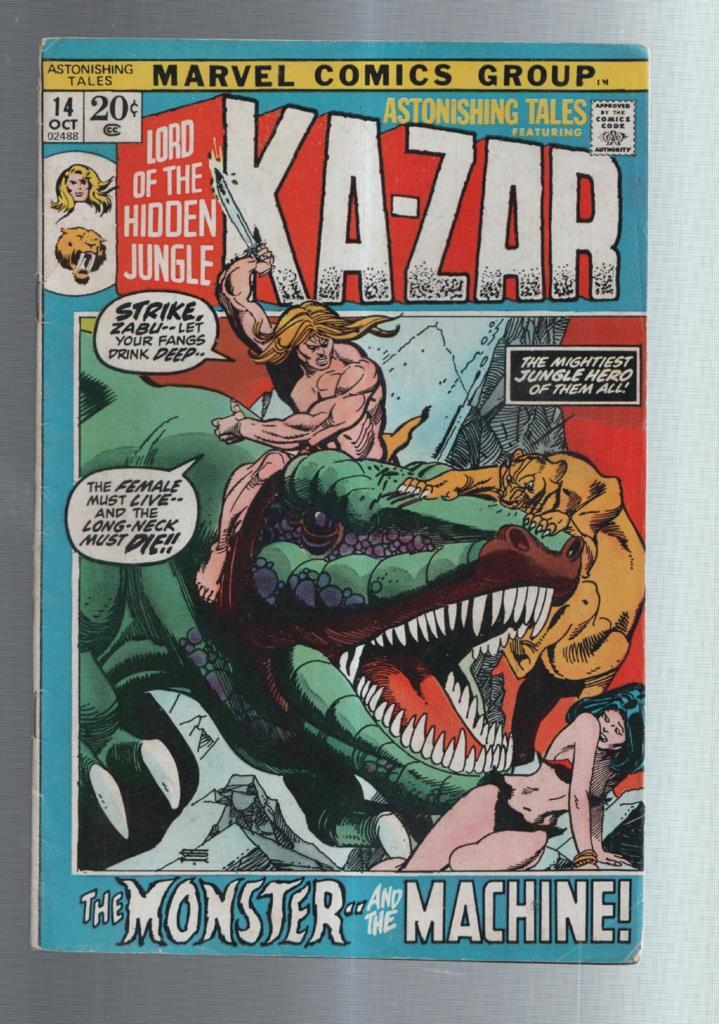 Astonishing Tales Kazar numero 14: The monster and the machine
