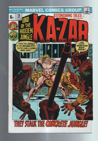 Astonishing Tales Kazar numero 15: They Stalk the concrete jungle