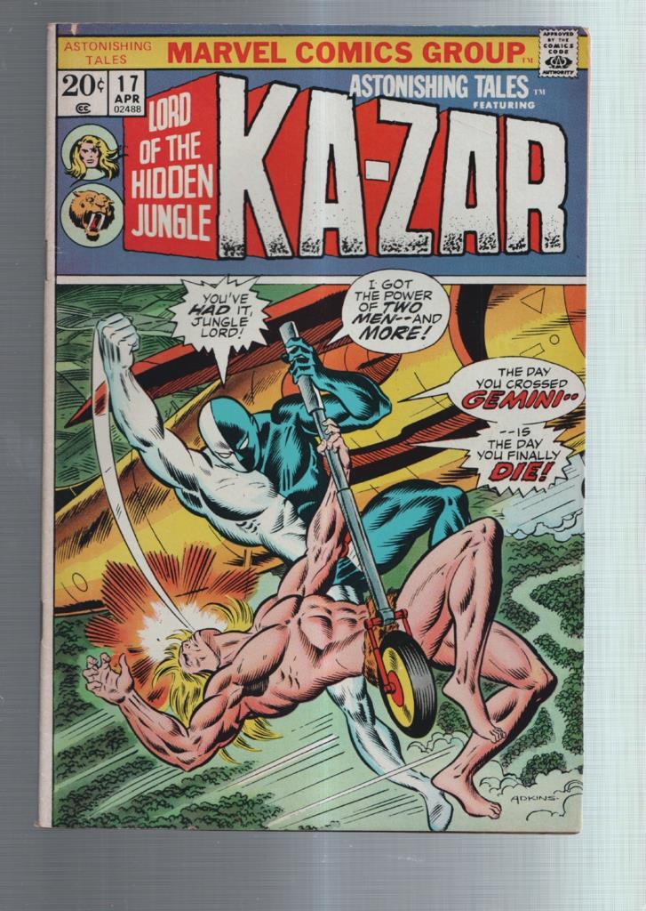 Astonishing Tales Kazar numero 17: Target: Ka-Zar