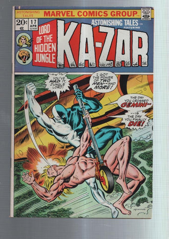 Astonishing Tales Kazar numero 17: Target: Ka-Zar