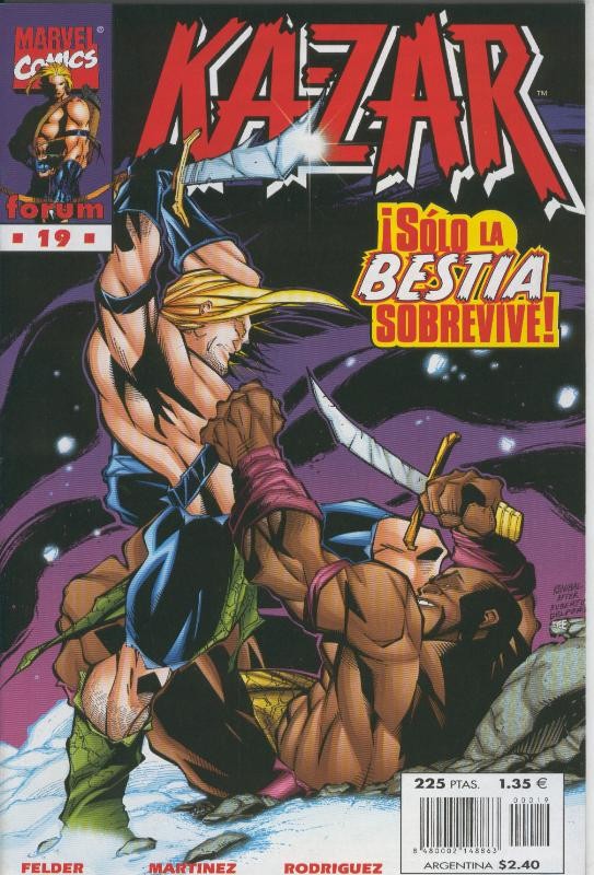 Planeta: Ka-zar volumen 1 numero 19: Solo la bestia sobrevive