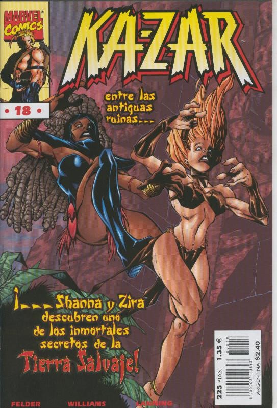 Planeta: Ka-zar volumen 1 numero 18: Mi tierra contra mi