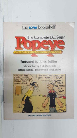 The Complete E.C.Segar POPEYE volumen one 1930-1932
