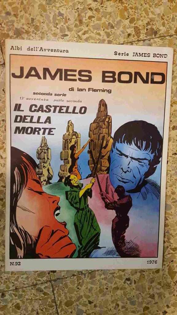 James Bond: Il castello della morte (13ª avventura) tiras 375 al 476 