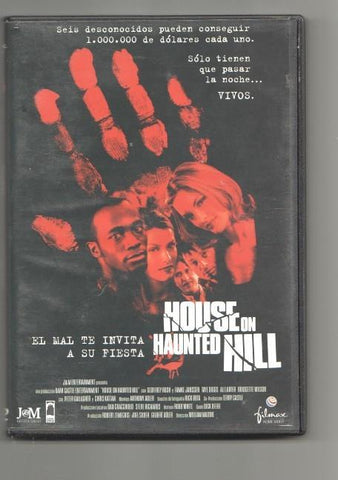 DVD pelicula: House on haunted hill. Dirigida por William Malone