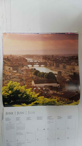 Calendario / Kalender / Calendrier / Calendar: 2011 : Tuscany (La toscana) - lamina 06, The Ponte Vecchio (Florence)
