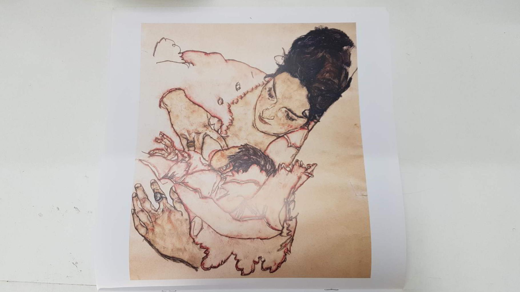 Calendario / Kalender / Calendrier / Calendar: 2011 : Egon Schiele - lamina 06