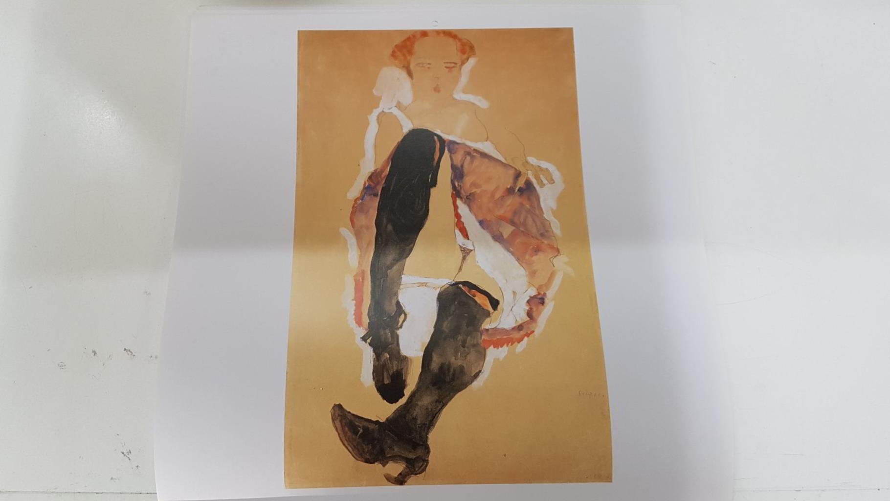 Calendario / Kalender / Calendrier / Calendar: 2011 : Egon Schiele - lamina 08