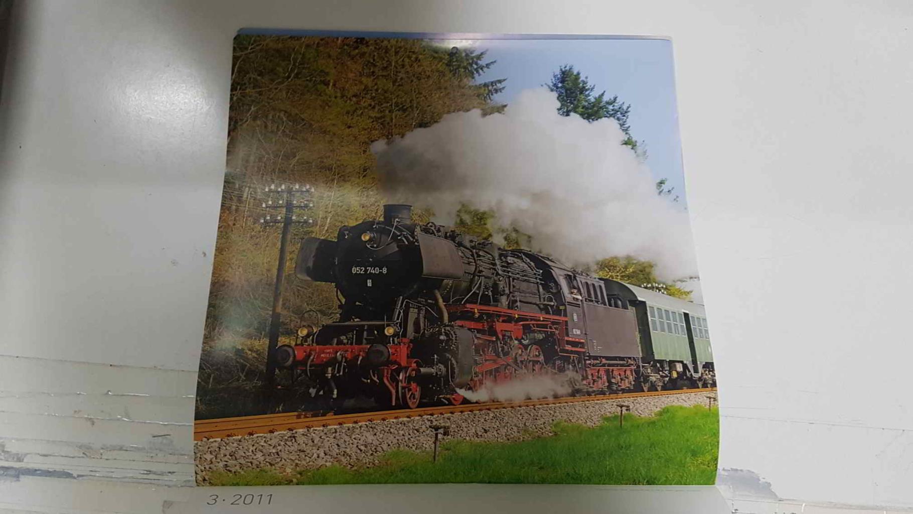 Calendario / Kalender / Calendrier / Calendar: 2011 : Train (tren) - lamina 01, Models Barauihen SY 3005
