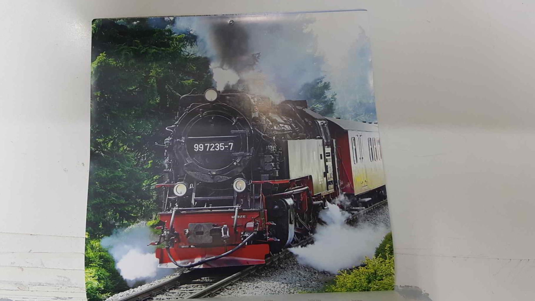 Calendario / Kalender / Calendrier / Calendar: 2011 : Train (tren) - lamina 05, Fotolia Brockenbahn, Germany