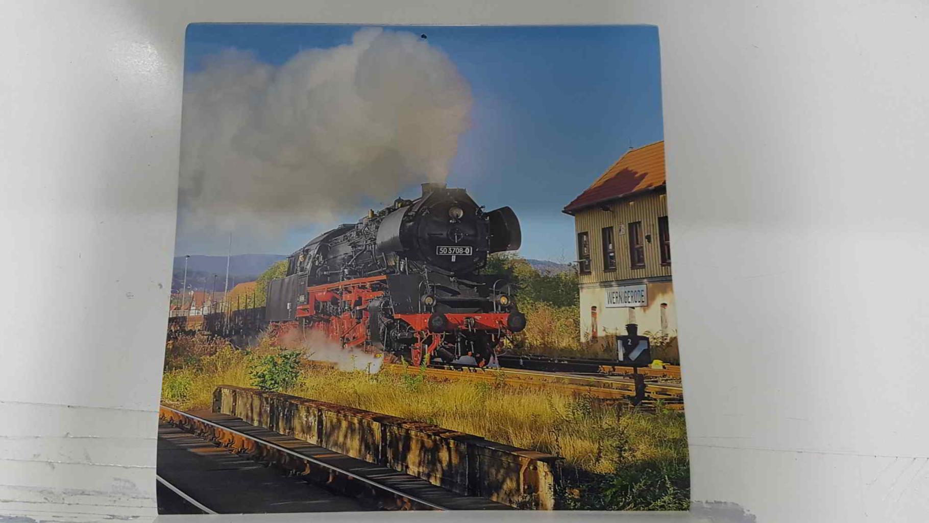 Calendario / Kalender / Calendrier / Calendar: 2011 : Train (tren) - lamina 08, model Baureihe 50 3708-0, Germany