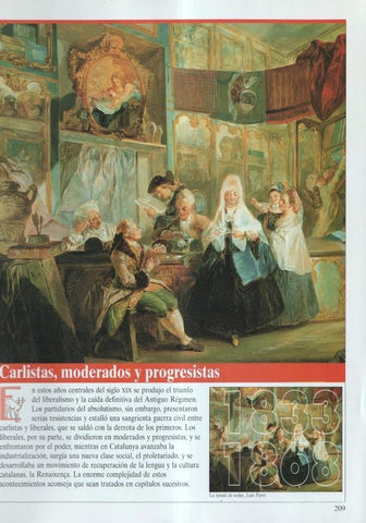 Historia de Catalunya: fasciculo : Carlistas, moderados y progresistas