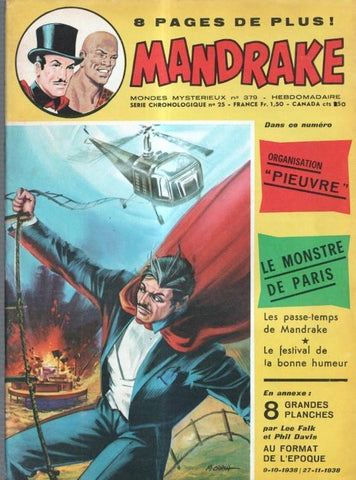 Mandrake numero 379: Organisation Pieuvre-Le monstre de Paris