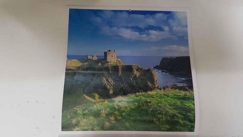 Calendario / Kalender / Calendrier / Calendar: 2011 : Castles (castillos) - lamina 08, Dunnottar Castle