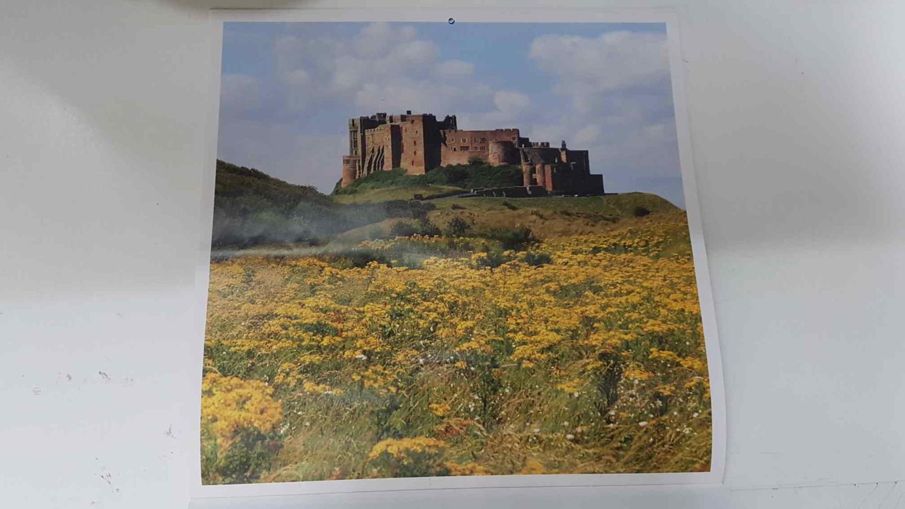 Calendario / Kalender / Calendrier / Calendar: 2011 : Castles (castillos) - lamina 09, Bamburgh Castle