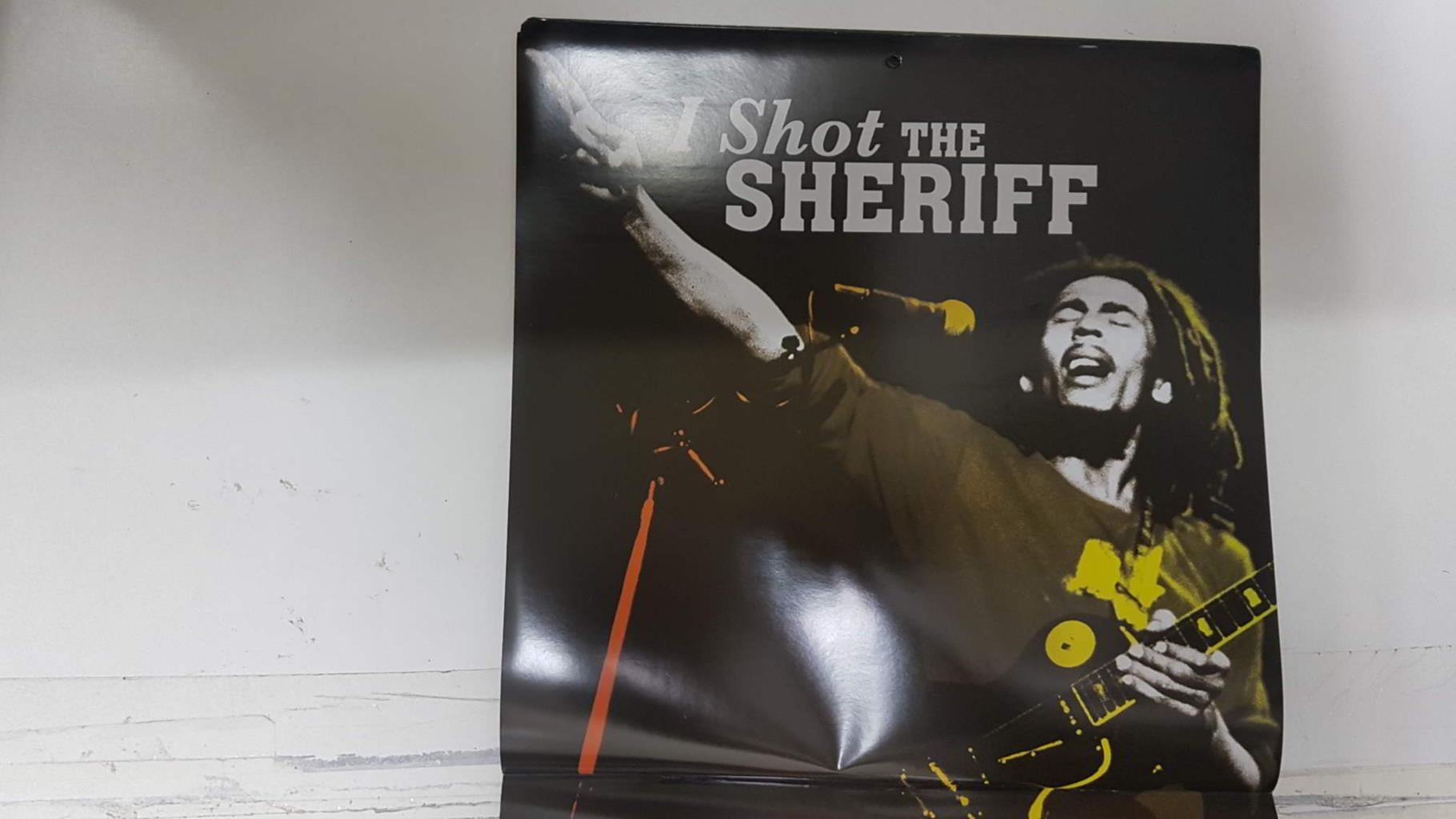 Calendario / Kalender / Calendrier / Calendar: 2011 : Bob Marley - lamina 08, I shot the sheriff