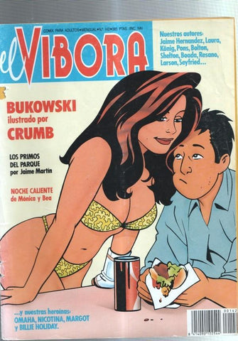 El Vibora revista numero 142: Noche caliente de Monica y Bea-Bukowski por Crum