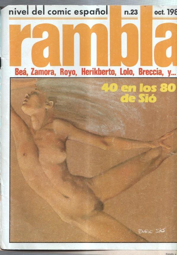 Rambla revista de comic numero 23: El Baron por Lolo, Un toque de nostalgia por Zamora