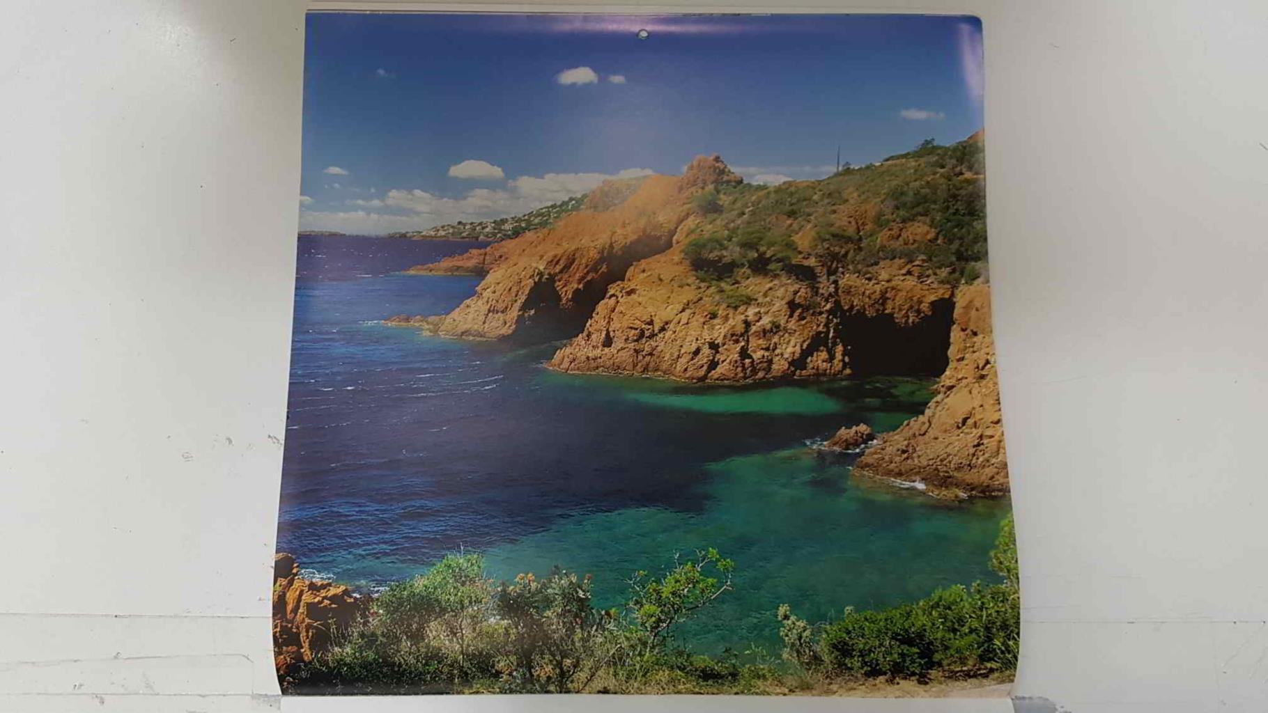 Calendario / Kalender / Calendrier / Calendar: 2011 : Provence (fotos Dominique Zintzmeyer) - lamina 03, The Golden Corniche Esterel, the Riviera