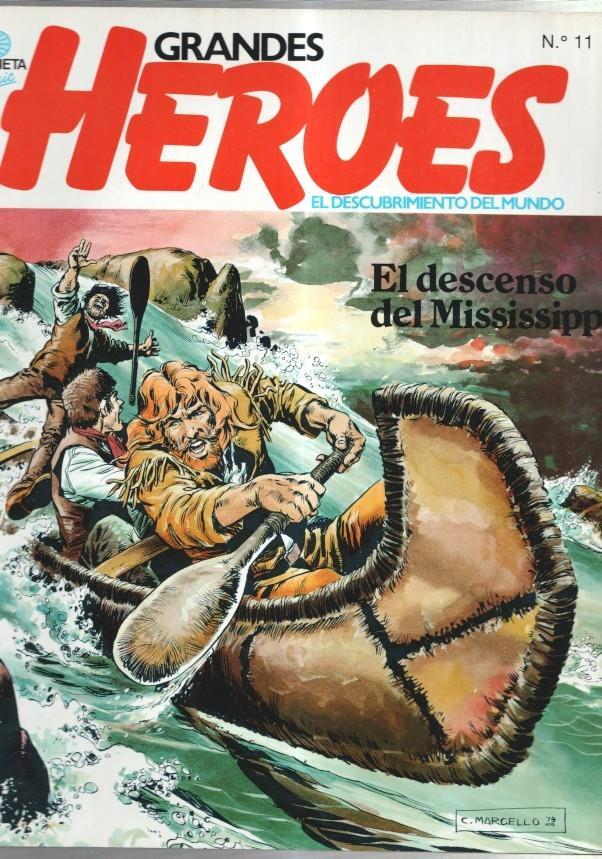 Planeta: Grandes Heroes numero 11: Hudson y Barents, pioneros del artico - Cavelier de la Salle por el Mississippi