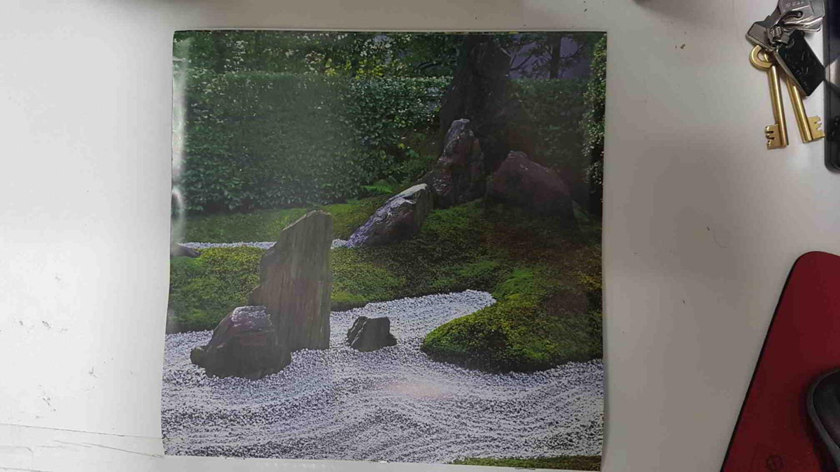 Calendario / Kalender / Calendrier / Calendar: 2011 : Jardins Zen (Jardin Zen) - lamina 06, Zen garden, Kyoto (Japan)