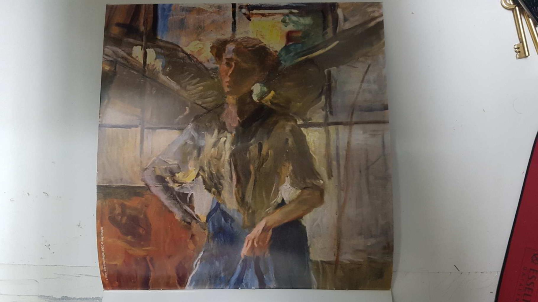 Calendario / Kalender / Calendrier / Calendar: 2011 : Angels in Art (arte de Angeles) - lamina 01, Life-sized Angel