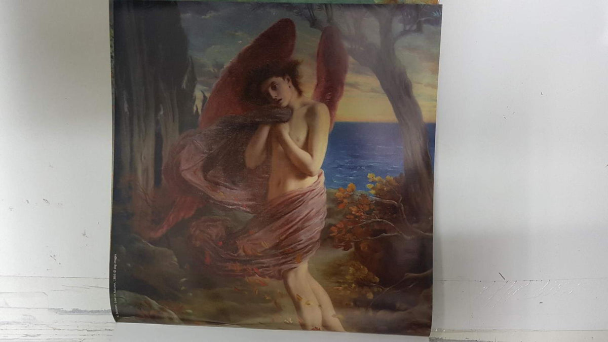 Calendario / Kalender / Calendrier / Calendar: 2011 : Angels in Art (arte de Angeles) - lamina 10, Love in Autumn